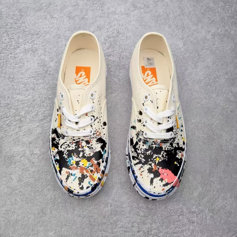 Vans x Gallery Dept Authentic 44 OTW Splatter Paint Unisex Sneakers